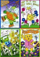 Children's Get Well with Hidden Pictures Cards (Box of 12)