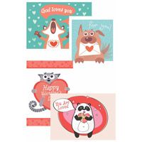 'God Wuvs You' Valentine's Day Cards (Box of 12)