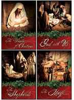Christmas Boxed Cards - Assortment Holy Nativity - 12