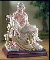 Pieta Statue on Stand 