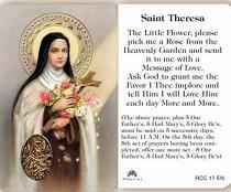 St. Theresa Prayer Card Love