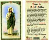 St. Jude Laminated Holy Card,  Desperate Causes