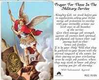 St Michael Military Prayer Card