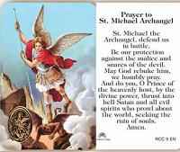 St. Michael Archangel Prayer Card