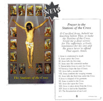 Holy Stations of The Cross Prayer Cards (100)