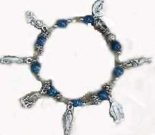 Marian Apparitions Stretch Charm Bracelet