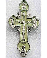 Easter Orthodox Crucifix 4 Way Cross Necklac