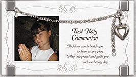 First Holy Communion Frame with Bracelet