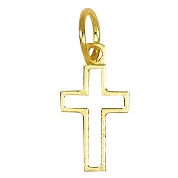 Gold Small Cross Charms