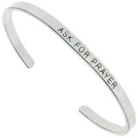 Ask For Prayer Bangle Bracelet