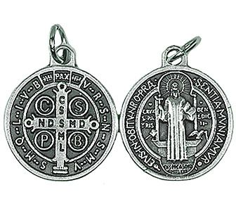 St Benedict Medal (High Quality) - Round 3/4 inch