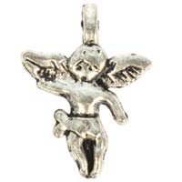 Guardian Angel Charms, Silver Angel Charms (Pkg of 12)