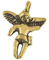Angel Charms Gold Tiny (Pkg of 12)