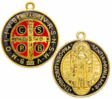 St. Benedict Round Medal Pendant