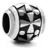 Sterling Silver Cross Bead (Pandora sized hole)