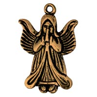 Praying Angel Charm - Angel Pendant