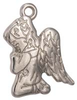 Praying Angel Charms Silver (Pkg of 12)