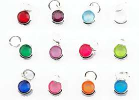 Birthstone Charms Small (Pkg of 4)