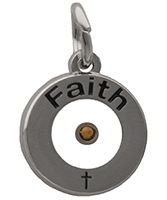 Faith Mustard Seed Charm Silver or Gold