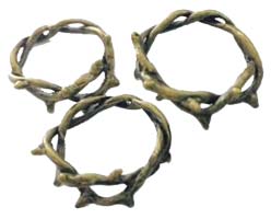 Crown of Thorns Jewelry Charms (Set of 3) 