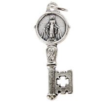 Lady of Grace Key Pendant Charm