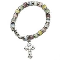 Baby's First Bracelet With Crucifix Charm