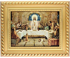 Last Supper Framed Tapestry