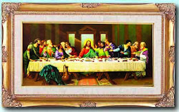 Last Supper Museum Frame Canvas