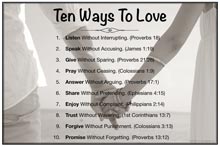 Ten Ways To Love Poster