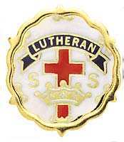 Lutheran Cross and Crown One Year Pin