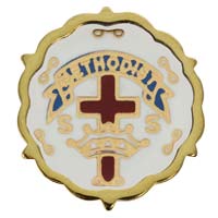 Methodist Cross and Crown Sunday School One Year Pin