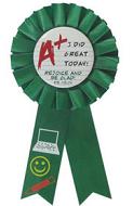 I Did Great Today Christian Award Rosette Ribbon