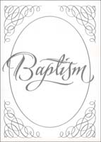 Baptism Certificates 5x7 - Pk of 6