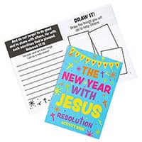 Religious New Years Resolution Activity Book (Pkg of 12)