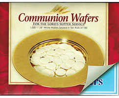 Communion Bread Wafers Round (Pack of 1000)