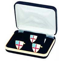 Episcopal Shield Cufflinks & Tie Tac