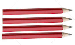 Red Church or Golf Pencils (Pkg of 100)