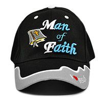 Man of Faith Christian Baseball Cap, Christian Baseball Hat