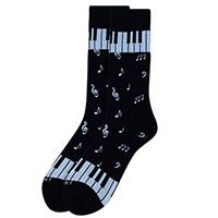 Piano Key Music Novelty Socks