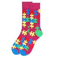 Autism Awareness Novelty Socks