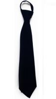 Boy's Hook-on Neck Tie Black or White