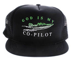 God is My Co-Pilot Baseball Cap