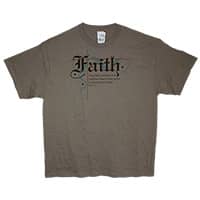 Faith Khaki T-Shirt