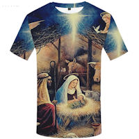 Christmas Manger Scene T-Shirt