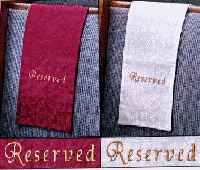 Reserved Sashes Embroidered Jacquard Cloth 