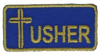 Usher Embroidered Patch Small