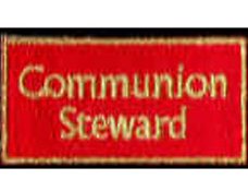 Communion Steward Embroidered Patch