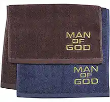 Man of God Embroidered Hand Towel, Pastor Towel
