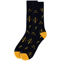 Law Order Justice Lawyer Novelty Socks