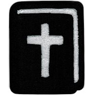 Black & White Cross Applique Patch - Jesus Christian Badge 2-3/4 (Cle –  Patch Parlor